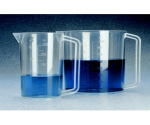 美國Nalgene 1223 帶柄帶刻度燒杯，聚甲基戊烯