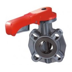 ASTORE蝶閥1V800系列，輸水的灰色PVC蝶閥