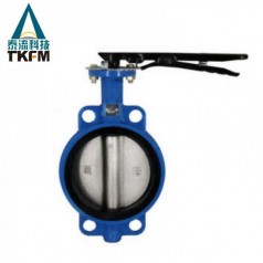 泰流科技（TKFM）手動(dòng)軟密封對(duì)夾蝶閥D71X-10/16 Q/P/R