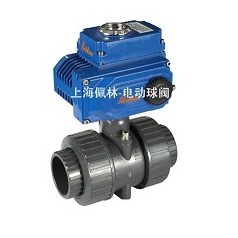 PVC電動(dòng)雙由令活接球閥，Q961F雙由令電動(dòng)球閥