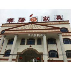 江陰家具廠宿舍洗浴3噸太陽能加5匹空氣能熱泵系統(tǒng)熱水工程