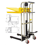 國產(chǎn)PS系列行李堆高車|手動液壓堆高車特點|平板輕型堆高車技術(shù)參數(shù)